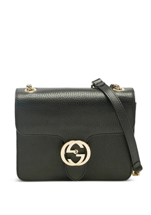 Gucci Pre-Owned Interlocking G chain shoulder bag - Black