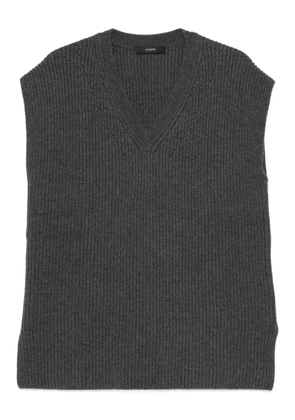 JOSEPH ribbed-knit vest - Grey
