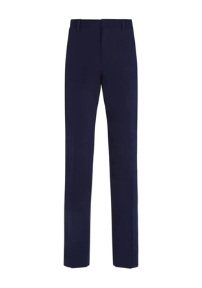 Zegna flat-front trousers - Blue