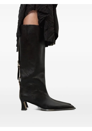 Miista 60mm Charlene adjustable-belt boots - Black