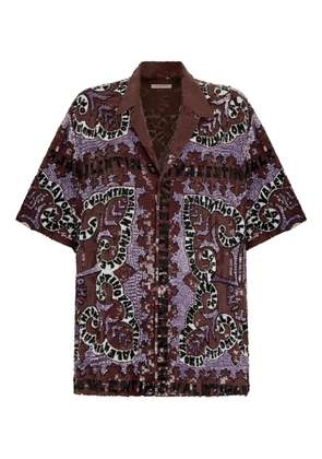 Valentino Garavani buttoned shirt - Brown