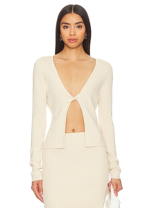 Line & Dot Lockheart Sweater in Taupe. Size M. Also in L, S.