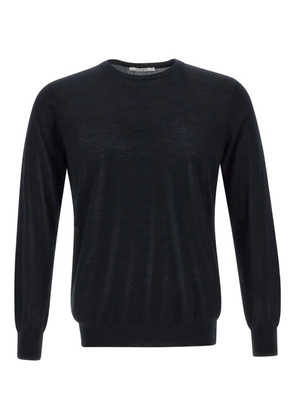 Kangra long-sleeved crew-neck sweater - Black