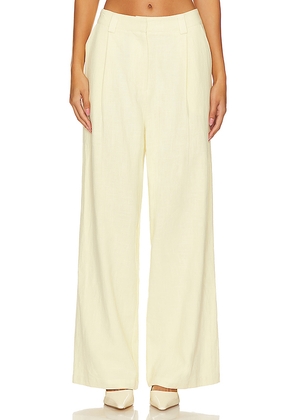 LIONESS Leo Pant in Yellow. Size L. Also in M, S, XL, XS, XXL, XXS.