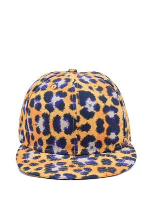 Kenzo Pre-Owned New Era 59 leopard-print baseball cap - Yellow