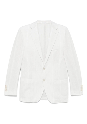 Eleventy notched-lapels bazer - Grey