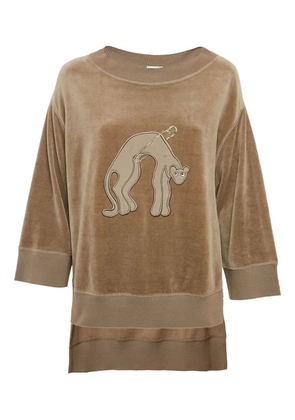 Sonia Rykiel Pre-Owned crew-neck sweater - Brown