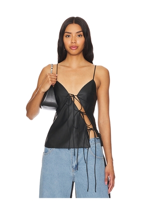 LIONESS Mariah Cami in Black. Size L. Also in XL.