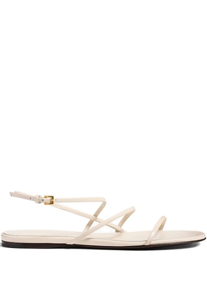 KHAITE Loop flat sandals - Neutrals