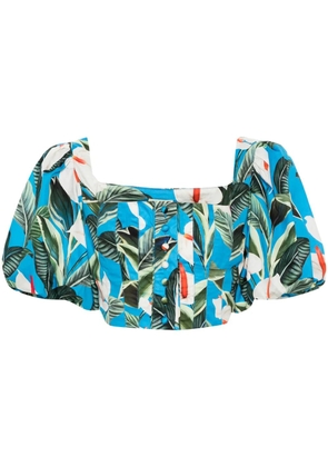 FARM Rio Anthurium Garden top - Blue