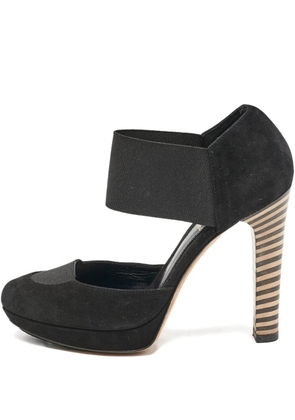 Fendi Pre-Owned 110mm suede pumps - Black
