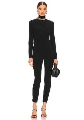Norma Kamali Turtleneck Catsuit in Black. Size L. Also in XL.