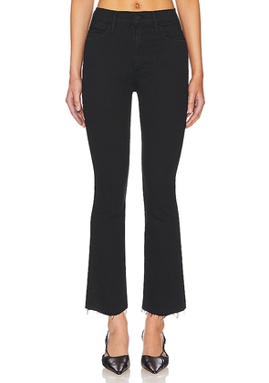 MOTHER Petite Lil Hustler Ankle Fray Jeans in Black. Size 23P. Also in 24P, 25P, 26P, 27P, 28P, 29P, 30P, 31P, 32P, 33P.