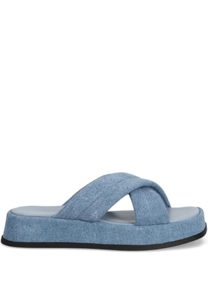 Marc O'Polo crossover denim-effect sandals - 873