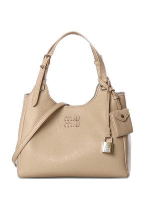 Miu Miu buckle-strap tote bag - Neutrals
