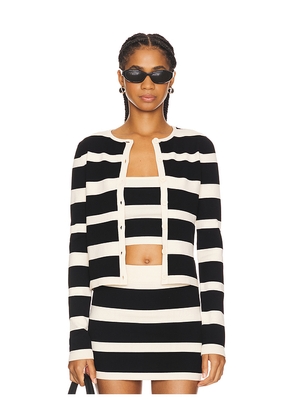 Lovers and Friends Eloise Cardigan in Cream,Black. Size M. Also in S, XL, XS.