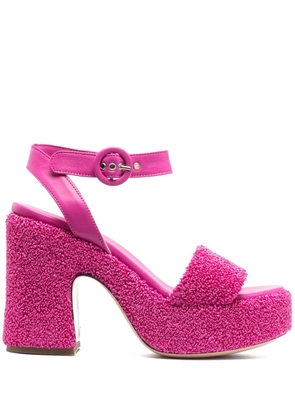 AGL Sista Zerby 80mm leather sandals - Pink