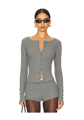 Lovers and Friends Darby Cardigan in Dark Grey. Size L. Also in S, XXS.