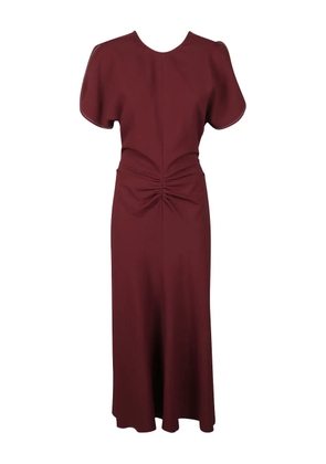 Victoria Beckham gathered-detail midi dress