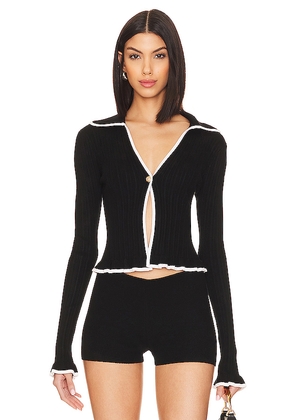 MAJORELLE Palila Cardigan in Black. Size S. Also in XS.