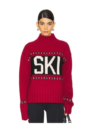 Lovers and Friends Annabel Ski Sweater in Red. Size L. Also in M, S, XS, XXS.