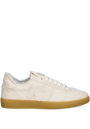 MSGM frayed-detail sneakers - Neutrals