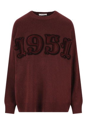 Max Mara long-sleeve embroidered sweater