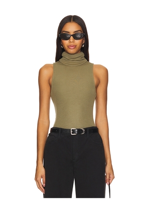 Lovers and Friends Blythe Bodysuit in Olive. Size M. Also in S, XL, XS.