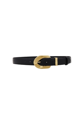 Lovers and Friends Adana Leather Belt in Black.