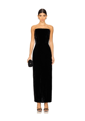 LPA Emery Velvet Maxi Dress in Black. Size M. Also in S, XS.