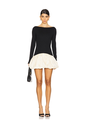 MAJORELLE Marla Mini Dress in Black. Size L. Also in S, XS.