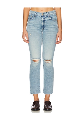 MOTHER The Insider Flood Fray Jeans in Denim-Light. Size 24. Also in 25, 26.