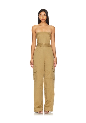 Lovers and Friends Sydney Jumpsuit in Tan. Size L. Also in M.