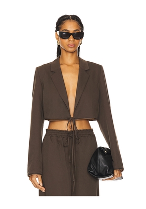 OSIS STUDIO Lana Blazer in Brown. Size S. Also in L.