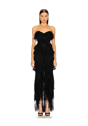 Michael Costello x REVOLVE Oleksandra Gown in Black. Size S. Also in XS.