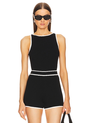 L'Academie by Marianna Lida Tank Top in Black. Size M. Also in L, XL.