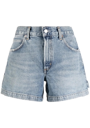 AGOLDE Magda denim short shorts - Blue