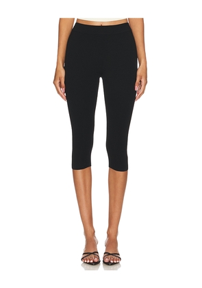 Lovers and Friends Florien Knit Capri in Black. Size L. Also in XXS.