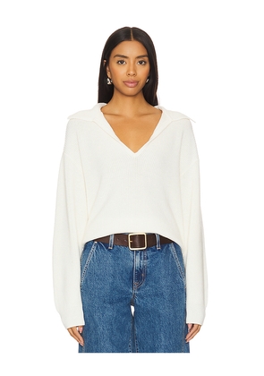 Lovers and Friends Blakely Polo Sweater in Ivory. Size M. Also in XS.