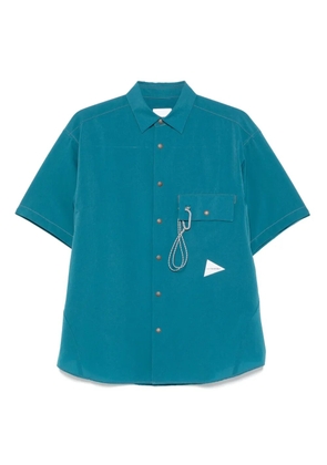 and Wander short-sleeve shirt - Blue