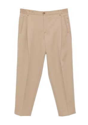 Briglia 1949 pleated wool trousers - Neutrals