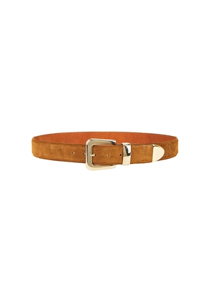 LAMARQUE Suede Belt in Tan. Size L. Also in M, S, XS.