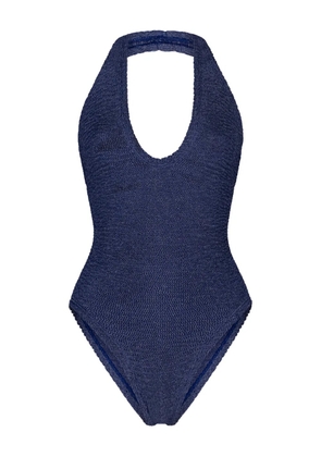 PARAMIDONNA Julia open-back swimsuit - Blue