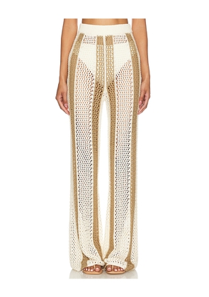 Lovers and Friends Kerim Stripe Pant in Tan. Size M. Also in XS.