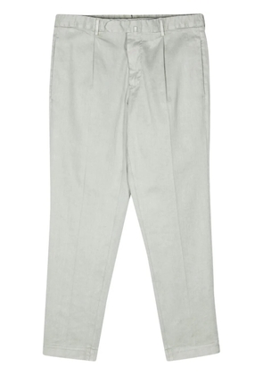 Dell'oglio pleated tapered-leg trousers - Green