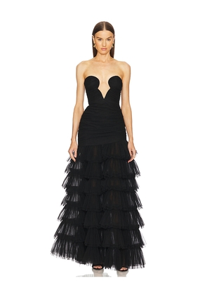 Michael Costello x REVOLVE Elizabeth Gown in Black. Size M. Also in S, XS.