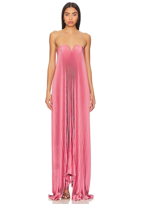 L'IDEE Black Tie Gown in Pink. Size 10/M. Also in 12/L, 14/XL, 6/XS, 8/S.