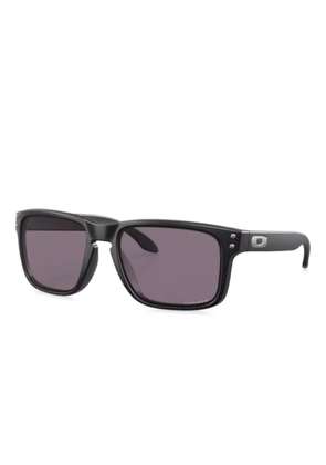 Oakley logo-print sunglasses - Black