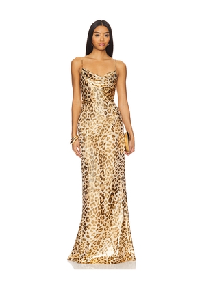 Lovers and Friends Taylor Gown in Brown. Size M. Also in S, XS.