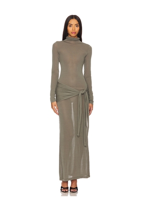 Lovers and Friends Elma Maxi Dress in Green. Size L. Also in M, S.